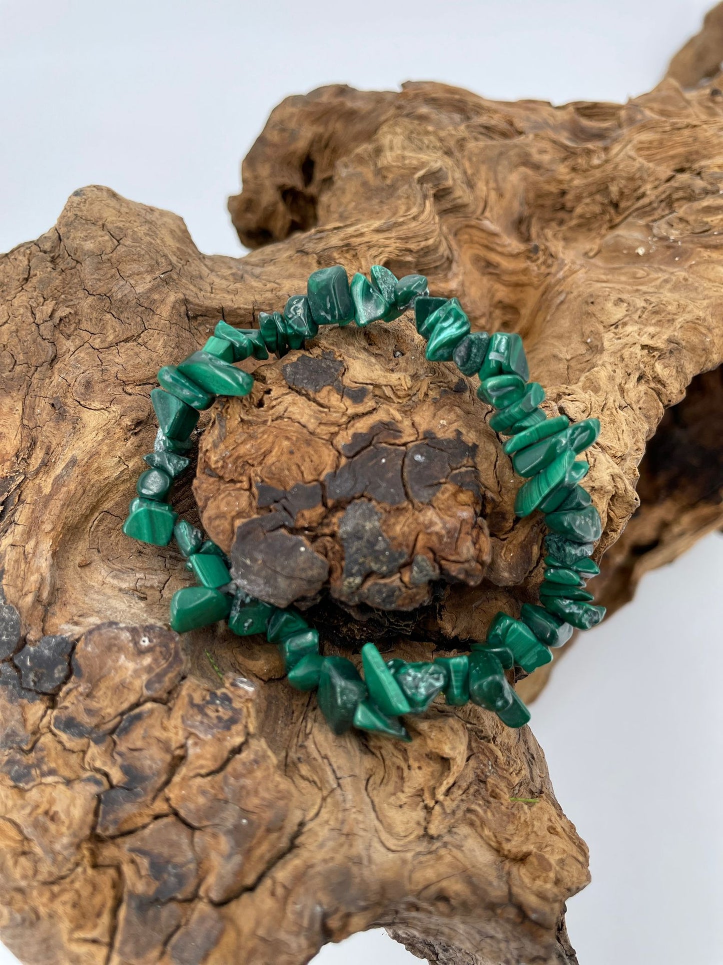 Splitterarmband Malachit