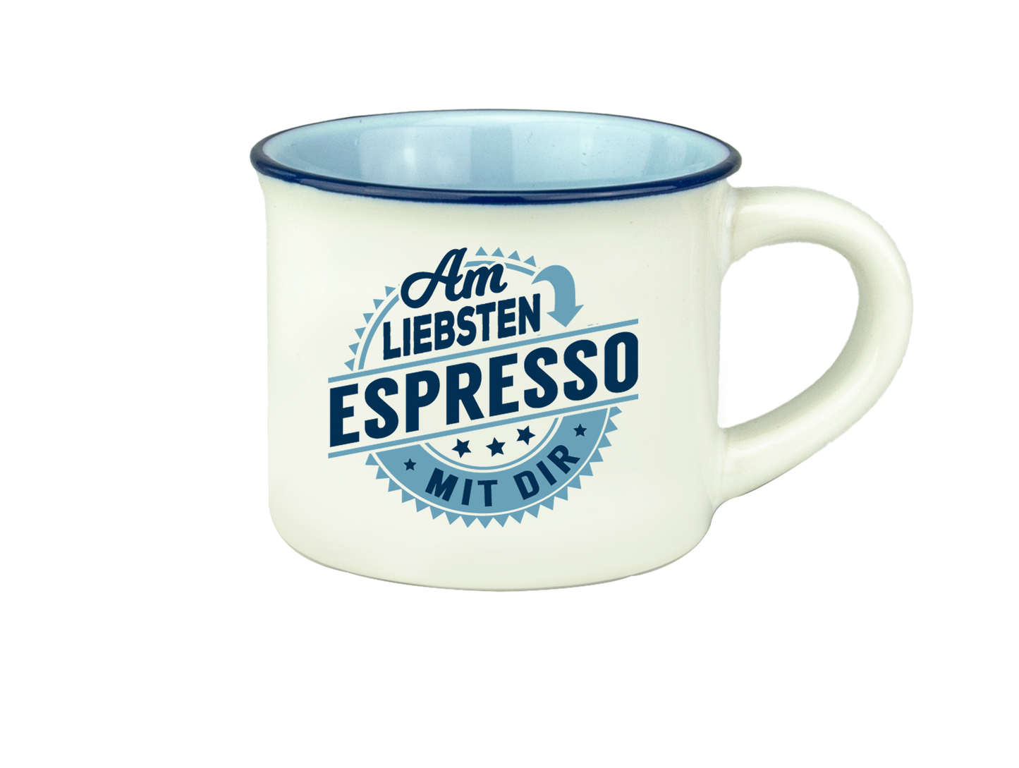 H & H Espresso-Tasse - Am liebsten Espresso mit Dir