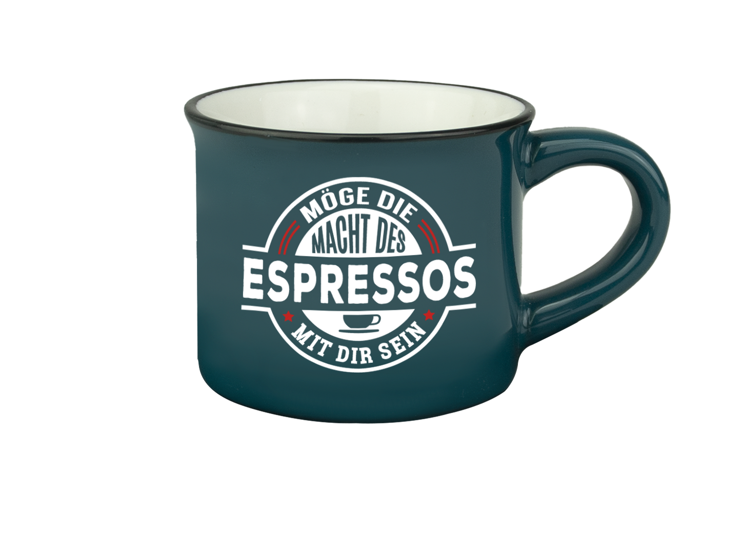 H & H Espresso-Tasse - Möge die Mach des Espresso mit Dir sein