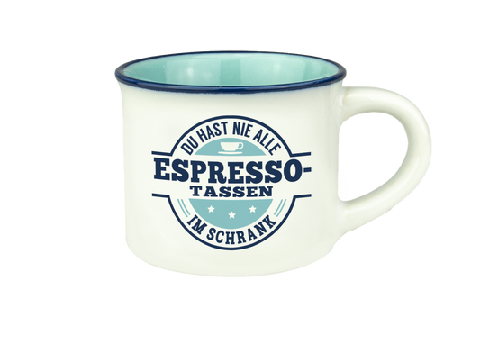 H & H Espresso-Tasse - Du hast nie alle Espresso Tassen im Schrank