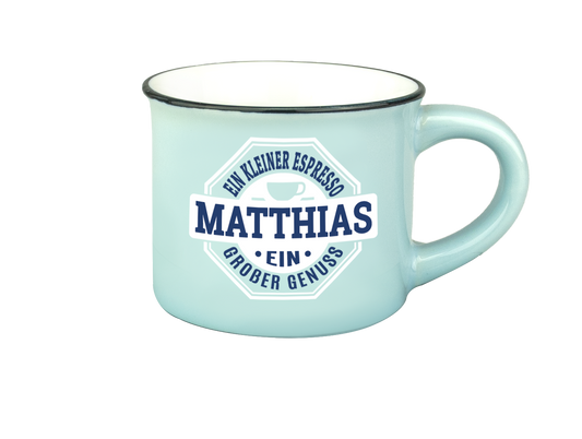 H & H Espresso-Tasse - Ein kleiner Espresso Matthias ein großer Genuss